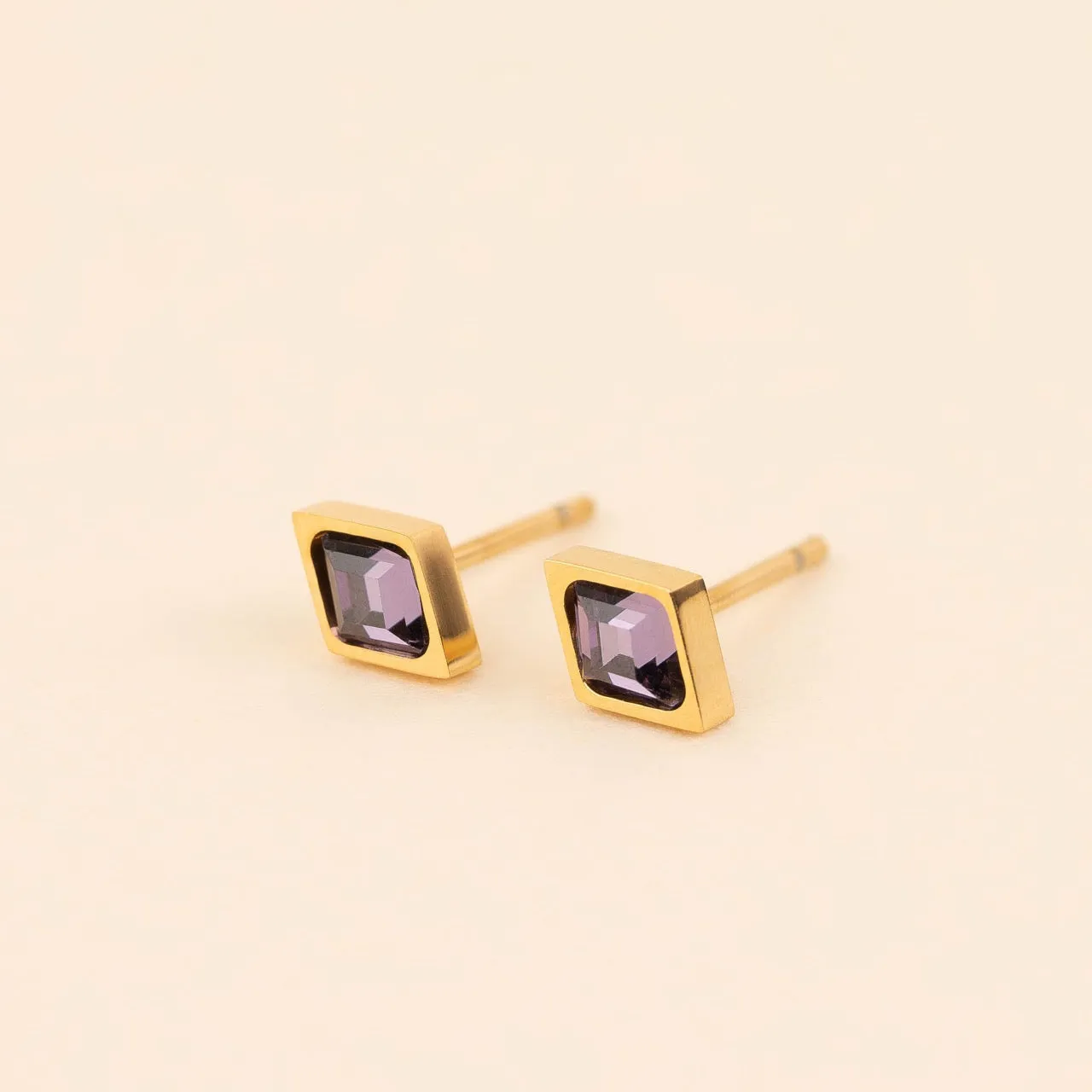 February Birthstone Stud Earrings sold by Modcloth product image thumbnail 2