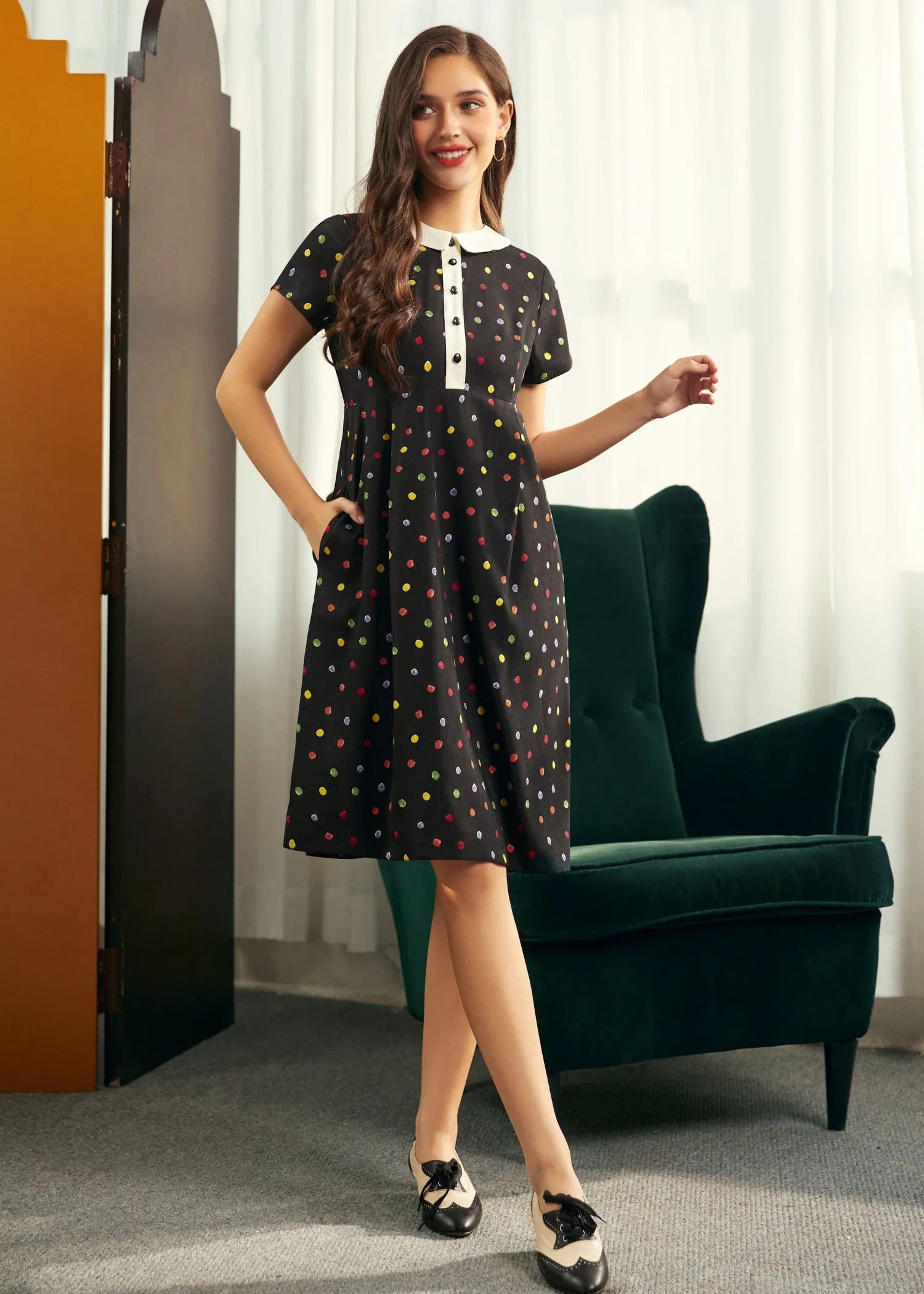 Pretty at the Pumpkin Patch Shirtwaist Dress sold by Modcloth product image thumbnail 3