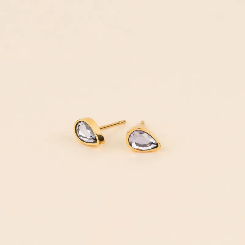 June Birthstone Stud Earrings sold by Modcloth