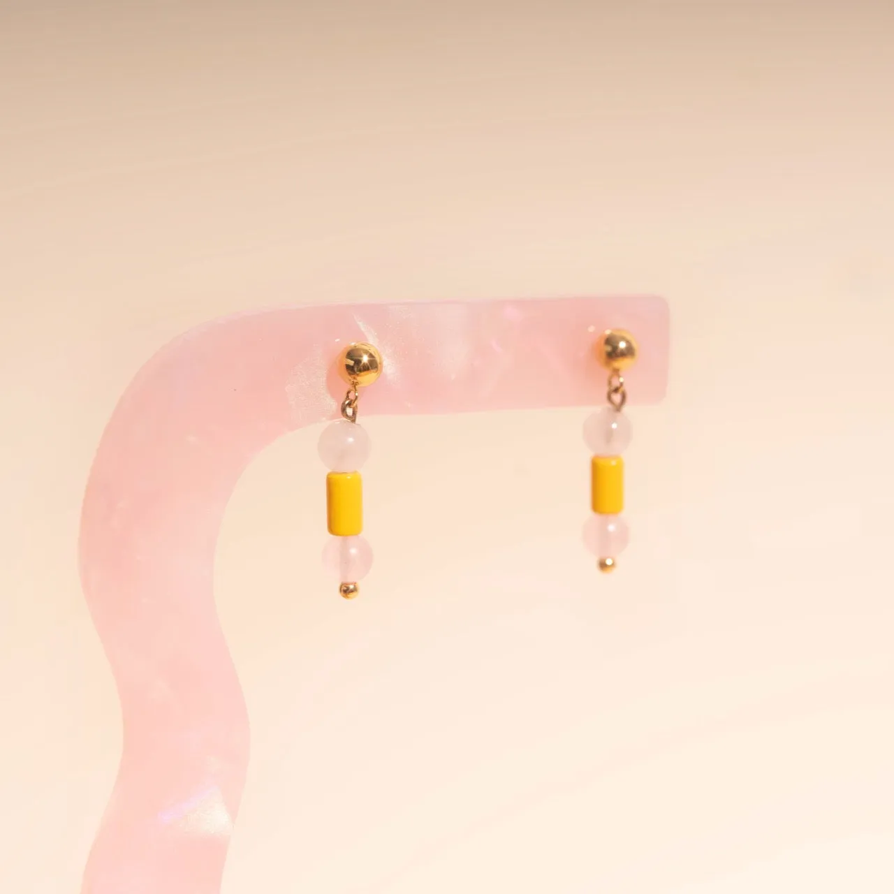Spring Bead Drop Stud Earrings sold by Modcloth product image thumbnail 4