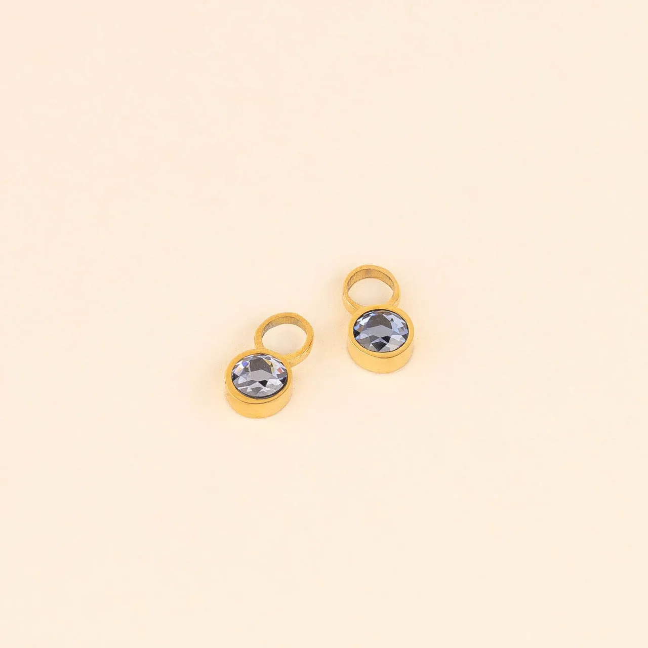 September Birthstone Huggie Hoop Charms sold by Modcloth