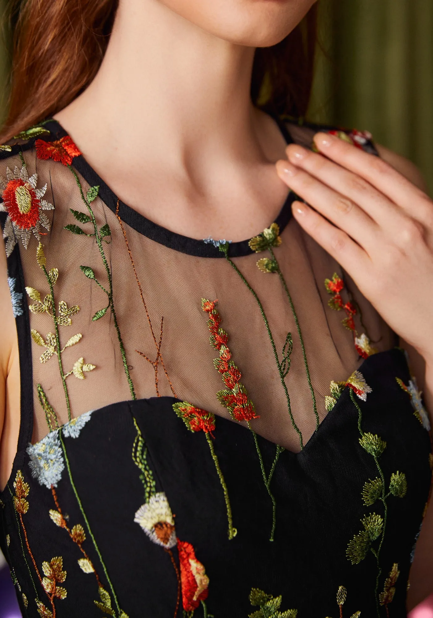 Mystique Mirage Fit & Flare Maxi Dress sold by Modcloth product image thumbnail 2