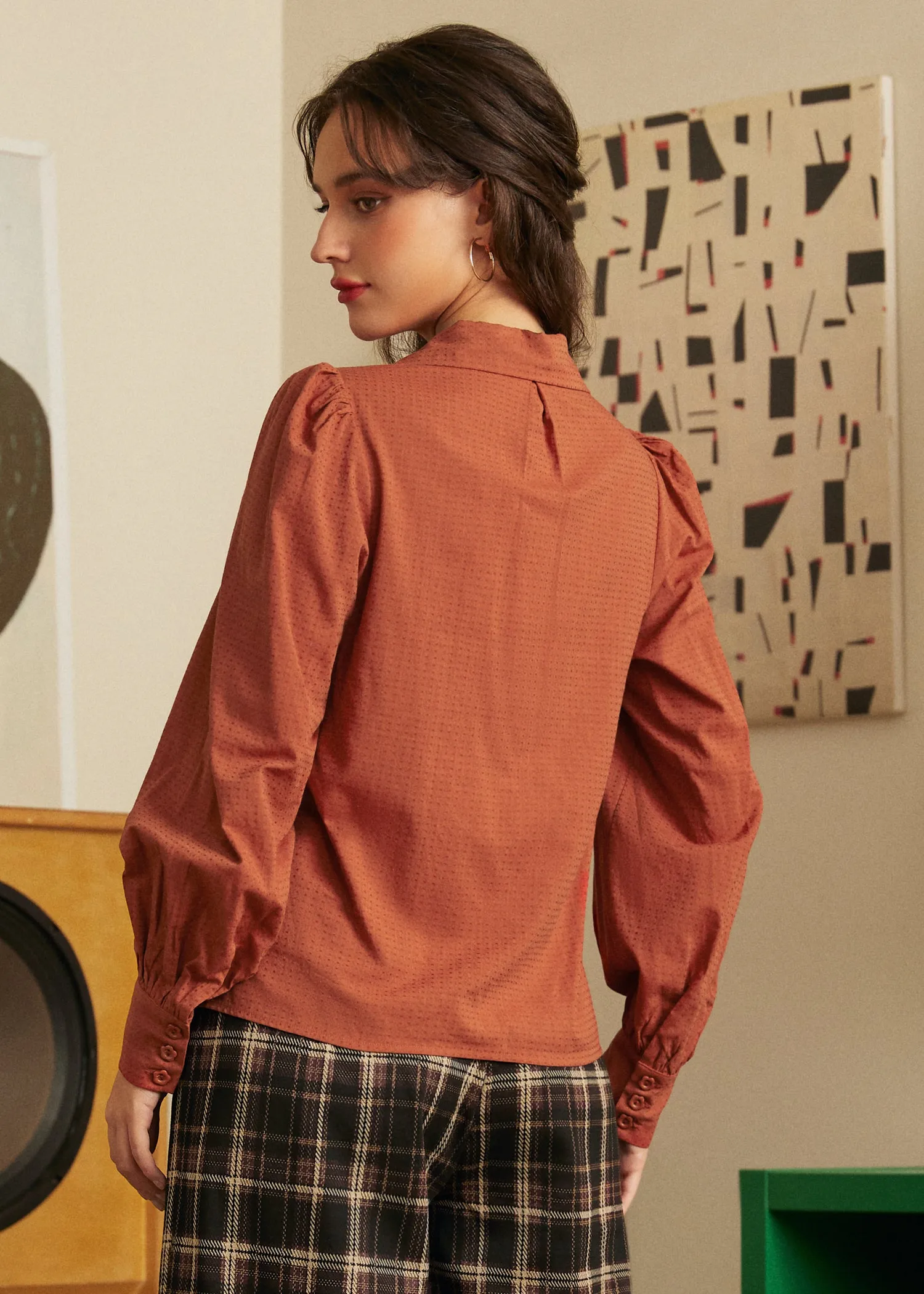 Petal Picnic Long Sleeve Blouse sold by Modcloth product image thumbnail 3