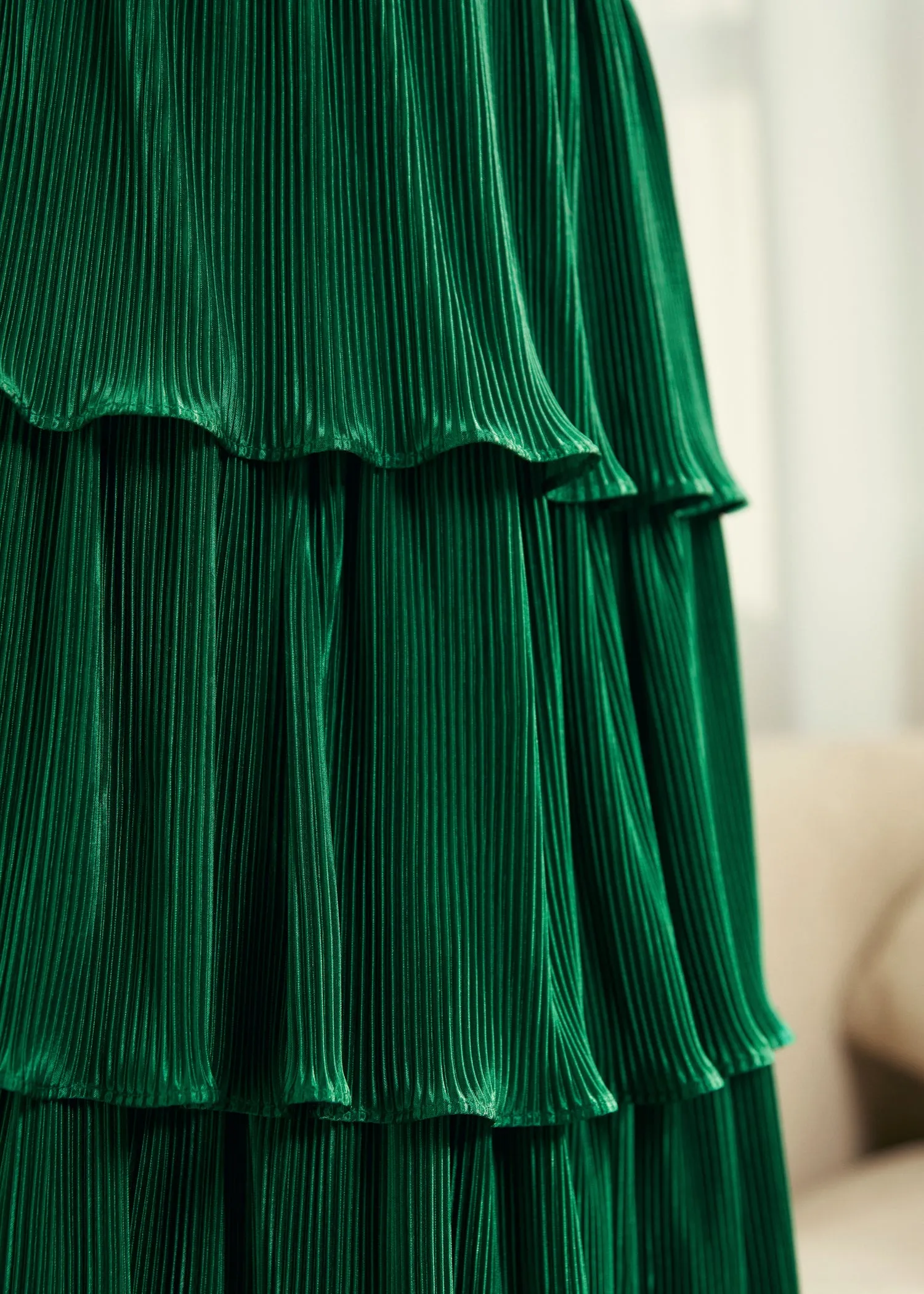 Vintage Tales Tiered Midi Skirt sold by Modcloth product image thumbnail 2