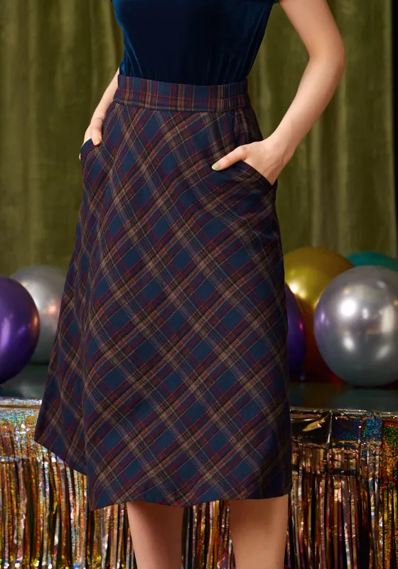 Golden Hour Gal Midi Skirt sold by Modcloth