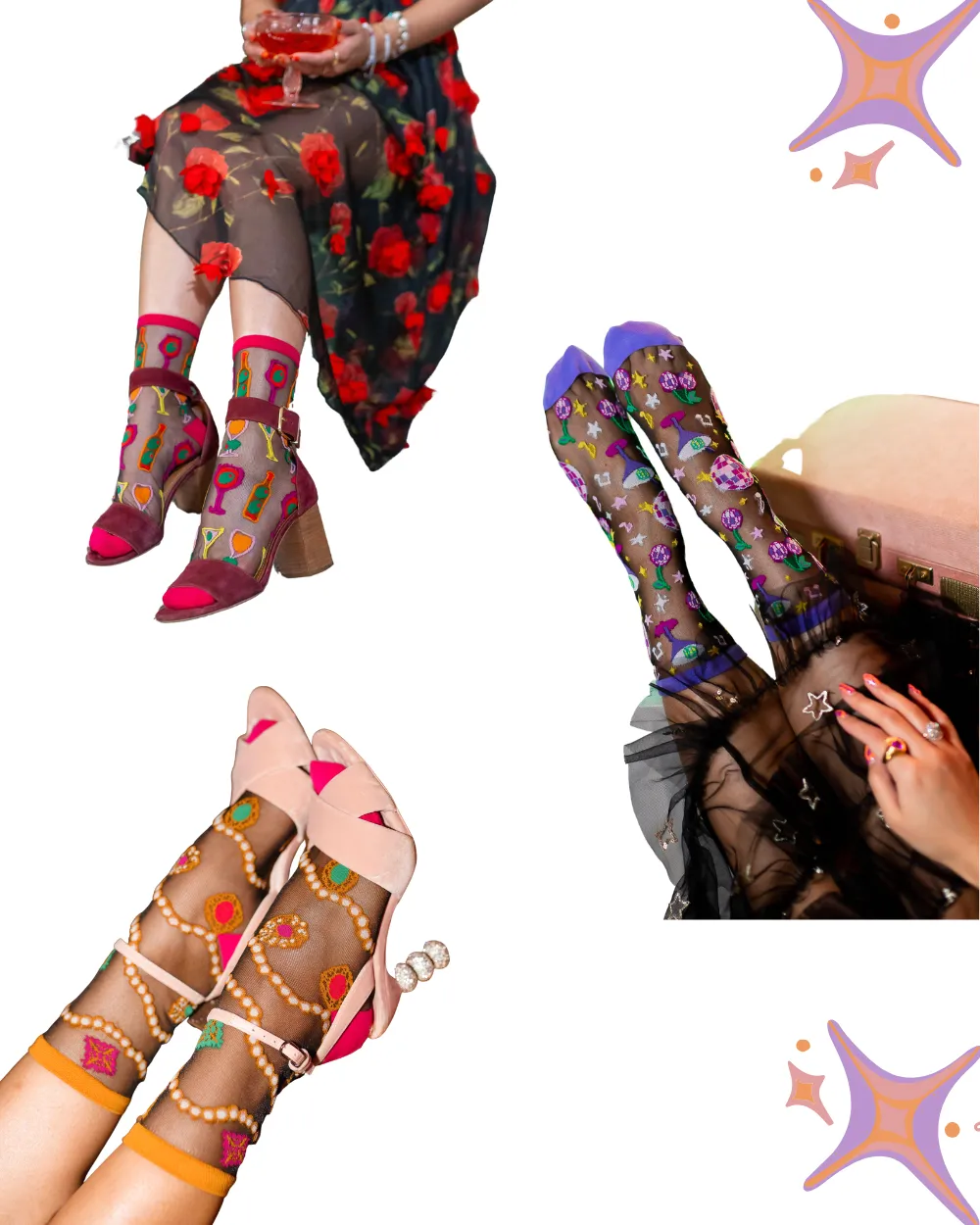 Black Sheer Socks Bundle 1 🍸 Happy Hour sold by Modcloth product image thumbnail 2