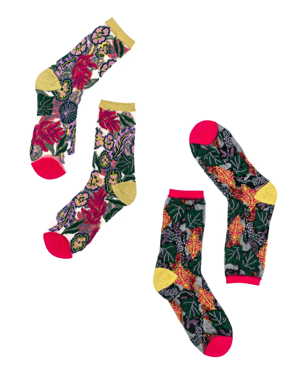 Fancy Floral Sheer Socks Bundle sold by Modcloth product image thumbnail 2