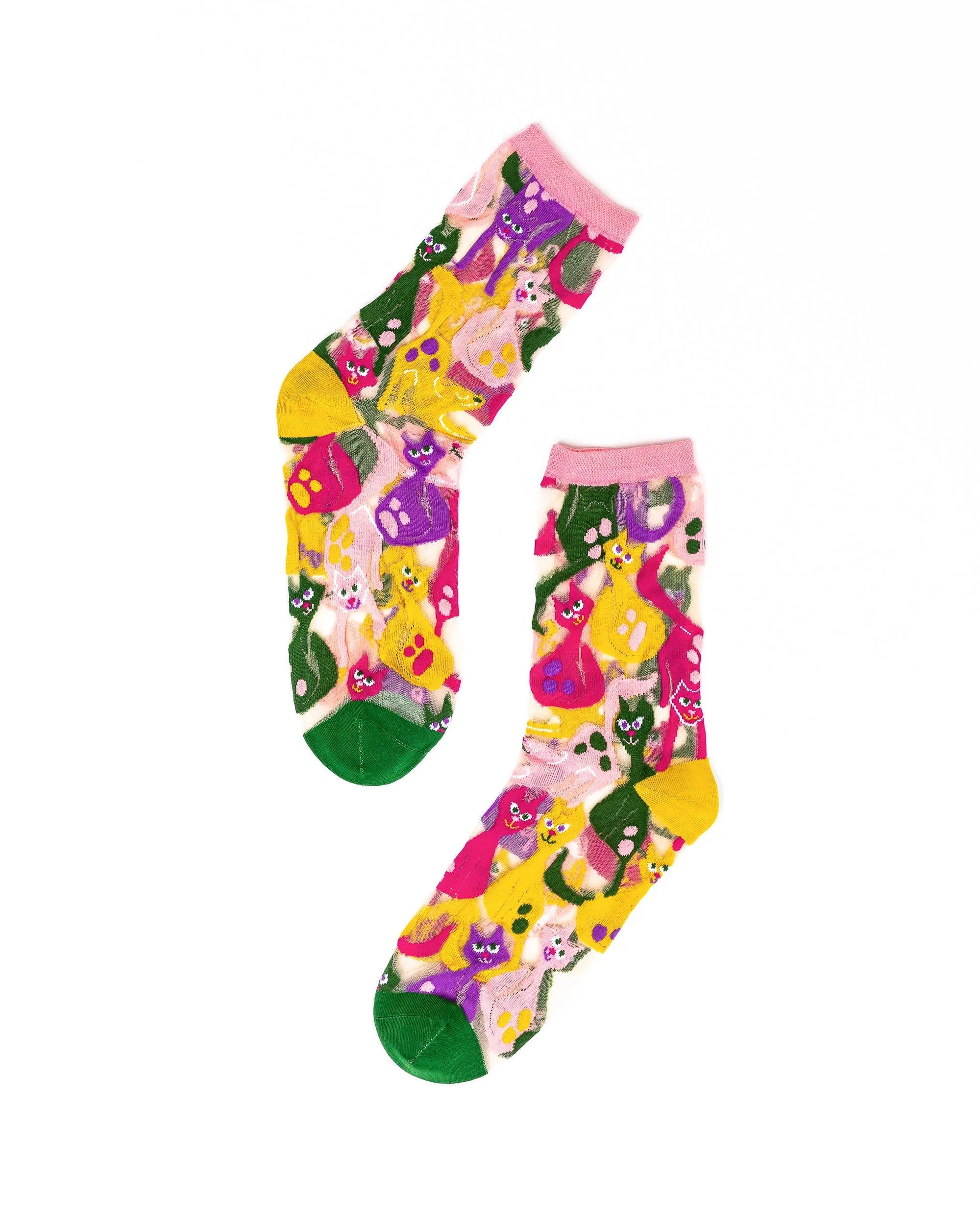 Cat Lovers Sheer Socks Bundle sold by Modcloth product image thumbnail 3