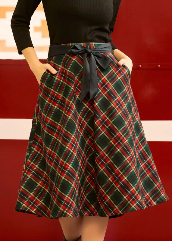 Home for the Holidays Skirt sold by Modcloth