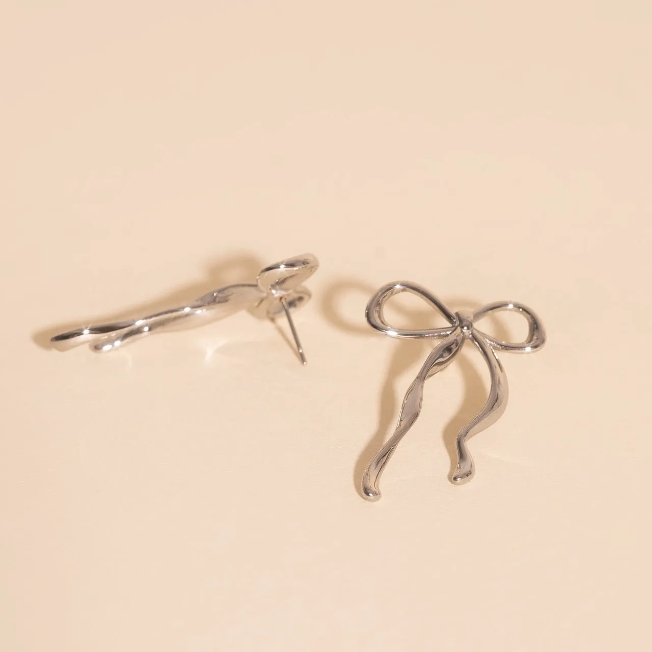 Jumbo Bow Stud Earrings sold by Modcloth product image thumbnail 5