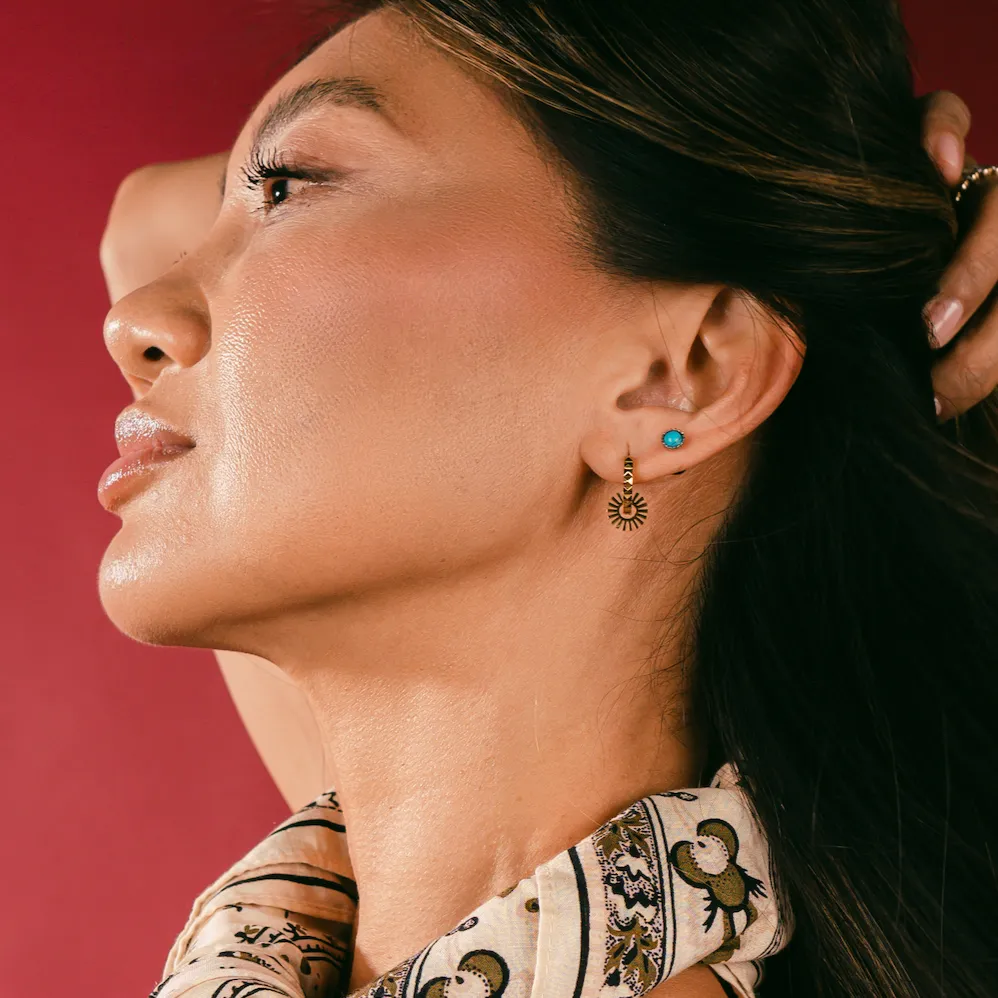 Spur Huggie Hoop Charms sold by Modcloth