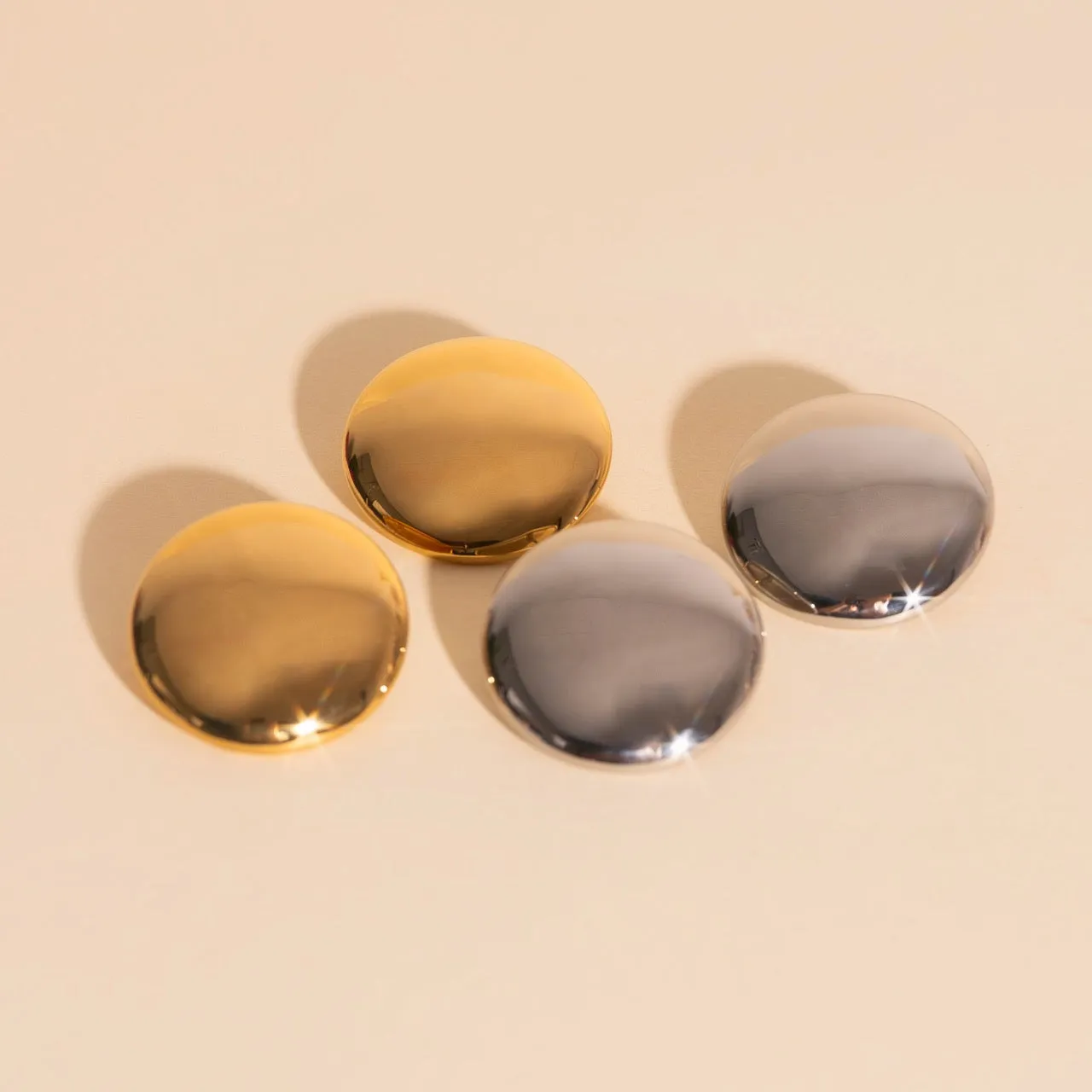 Jumbo Button Stud Earrings sold by Modcloth product image thumbnail 5