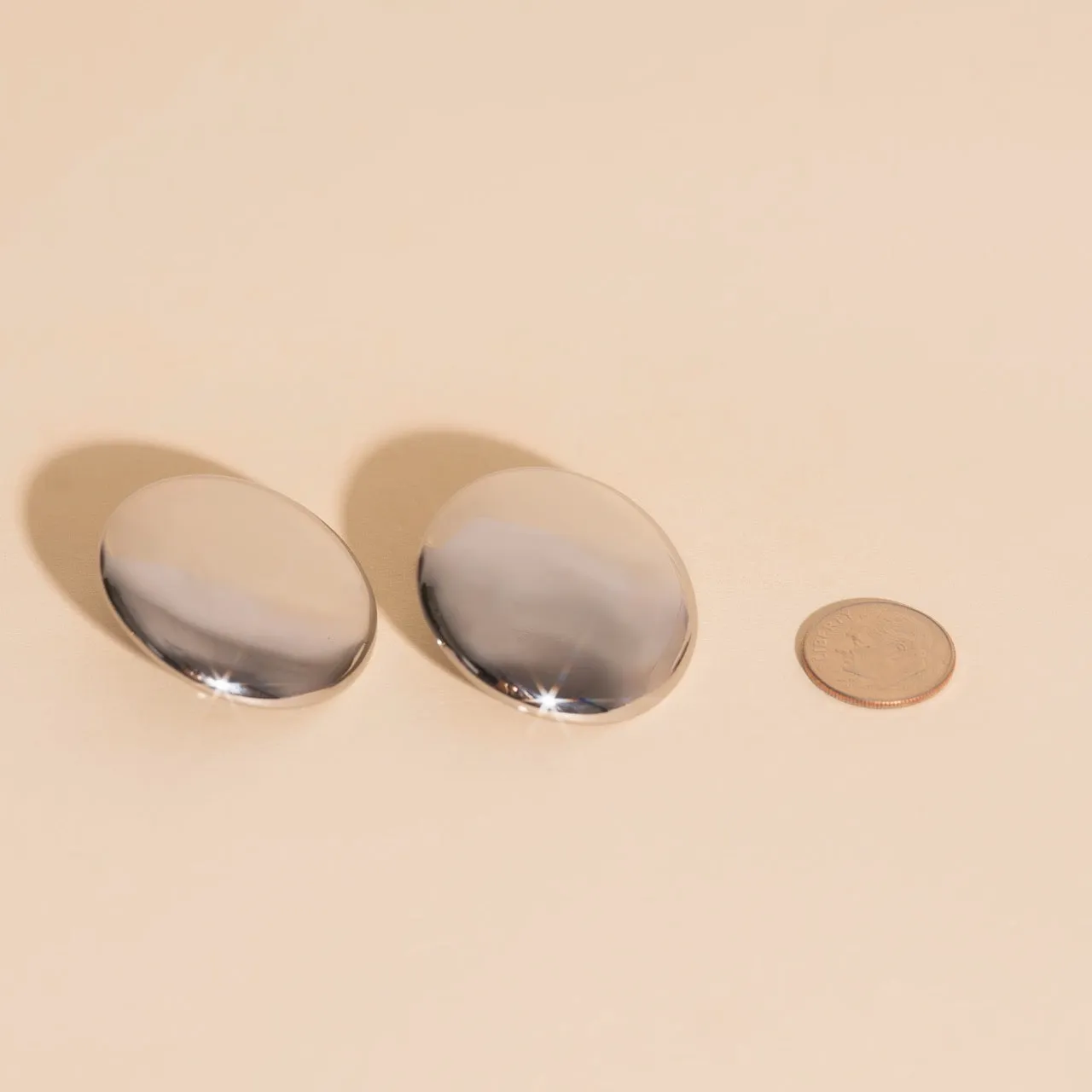 Jumbo Button Stud Earrings sold by Modcloth product image thumbnail 3