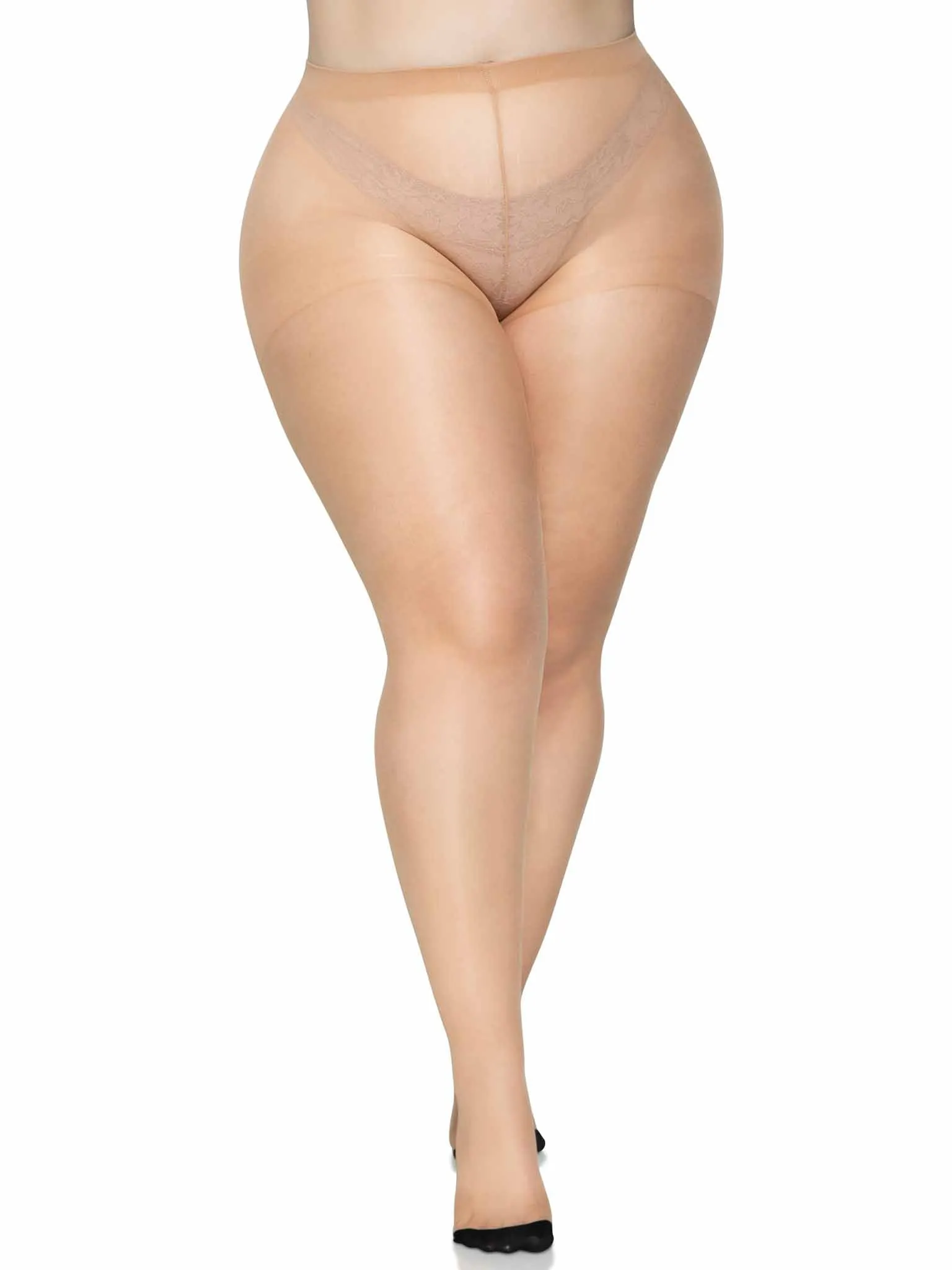 Nyx Plus Cuban Heel Pantyhose sold by Modcloth product image thumbnail 5