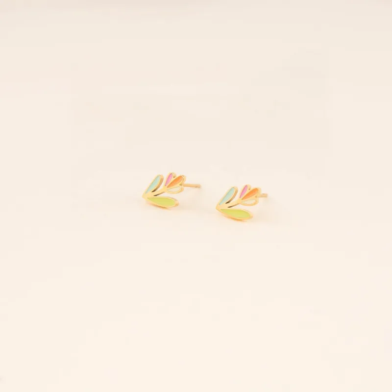 Tulip Flower Stud Earrings sold by Modcloth