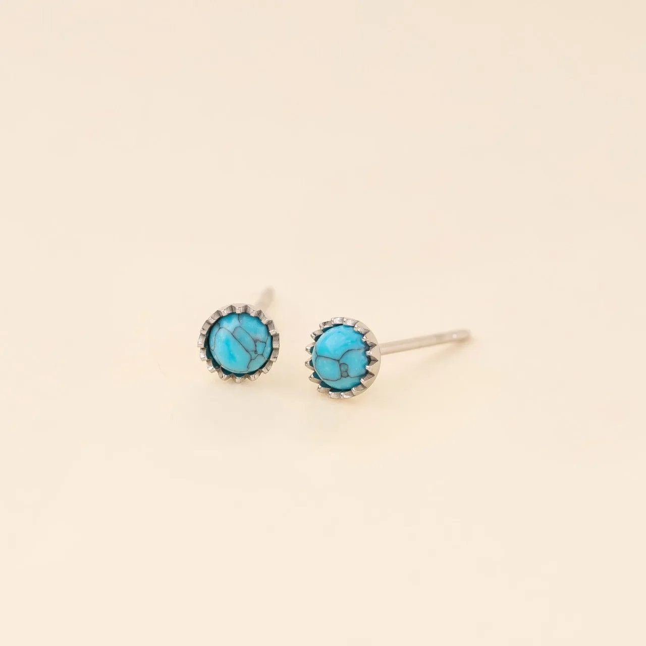 Turquoise Stud Earrings sold by Modcloth product image thumbnail 3