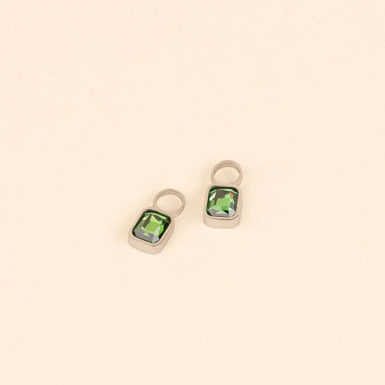 May Birthstone Huggie Hoop Charms sold by Modcloth product image thumbnail 4