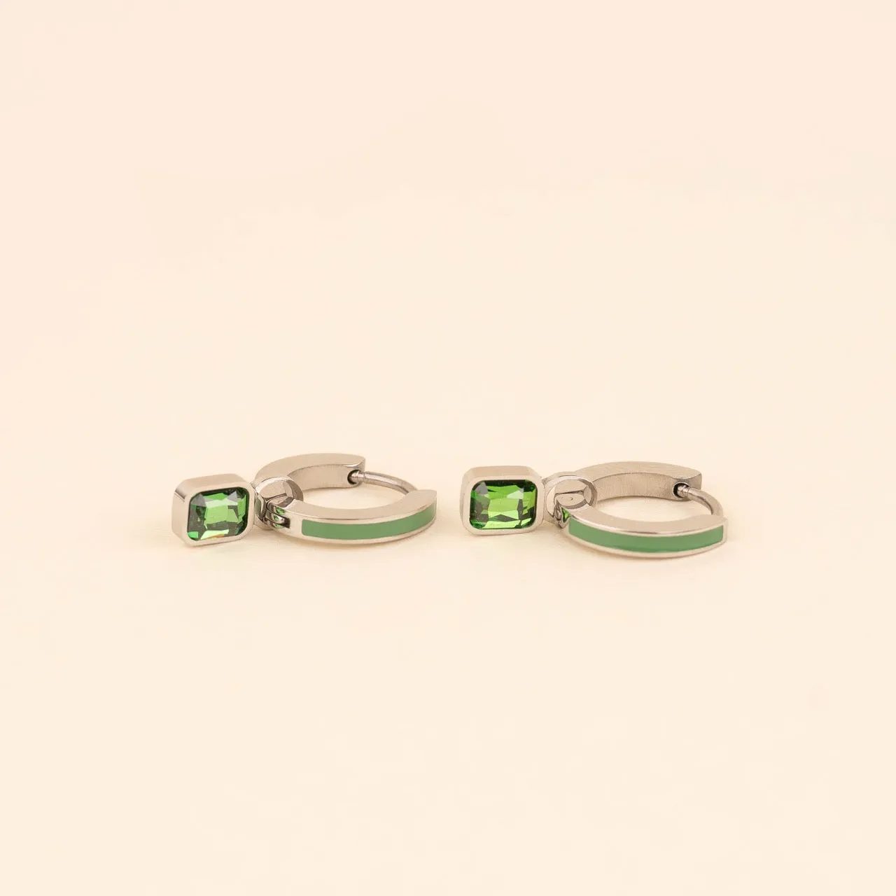 May Birthstone Huggie Hoop Charms sold by Modcloth product image thumbnail 5