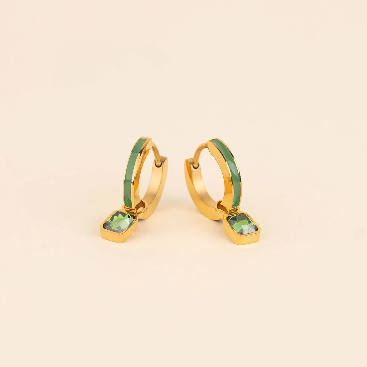 May Birthstone Huggie Hoop Charms sold by Modcloth product image thumbnail 2