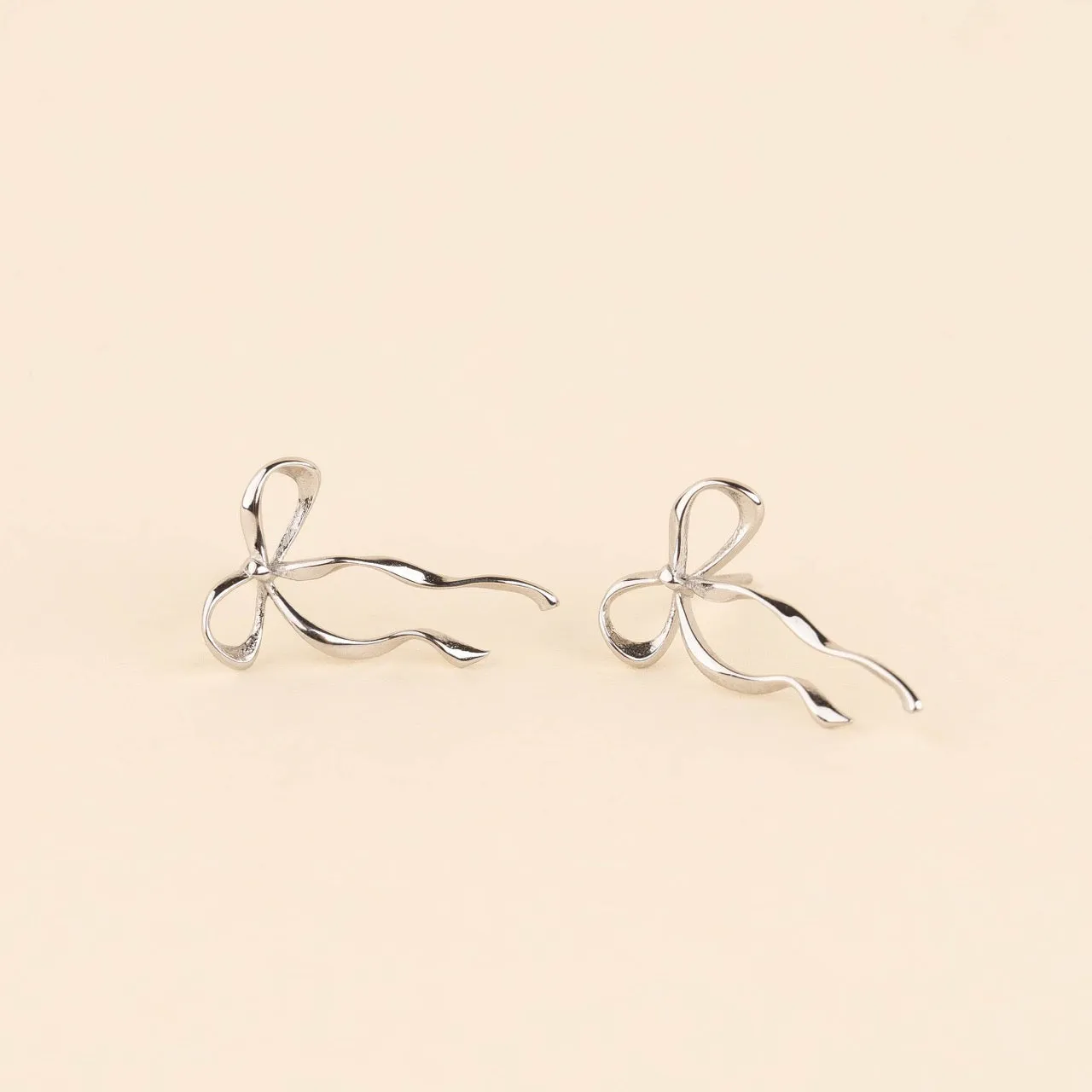 Dainty Bow Stud Earrings sold by Modcloth product image thumbnail 4