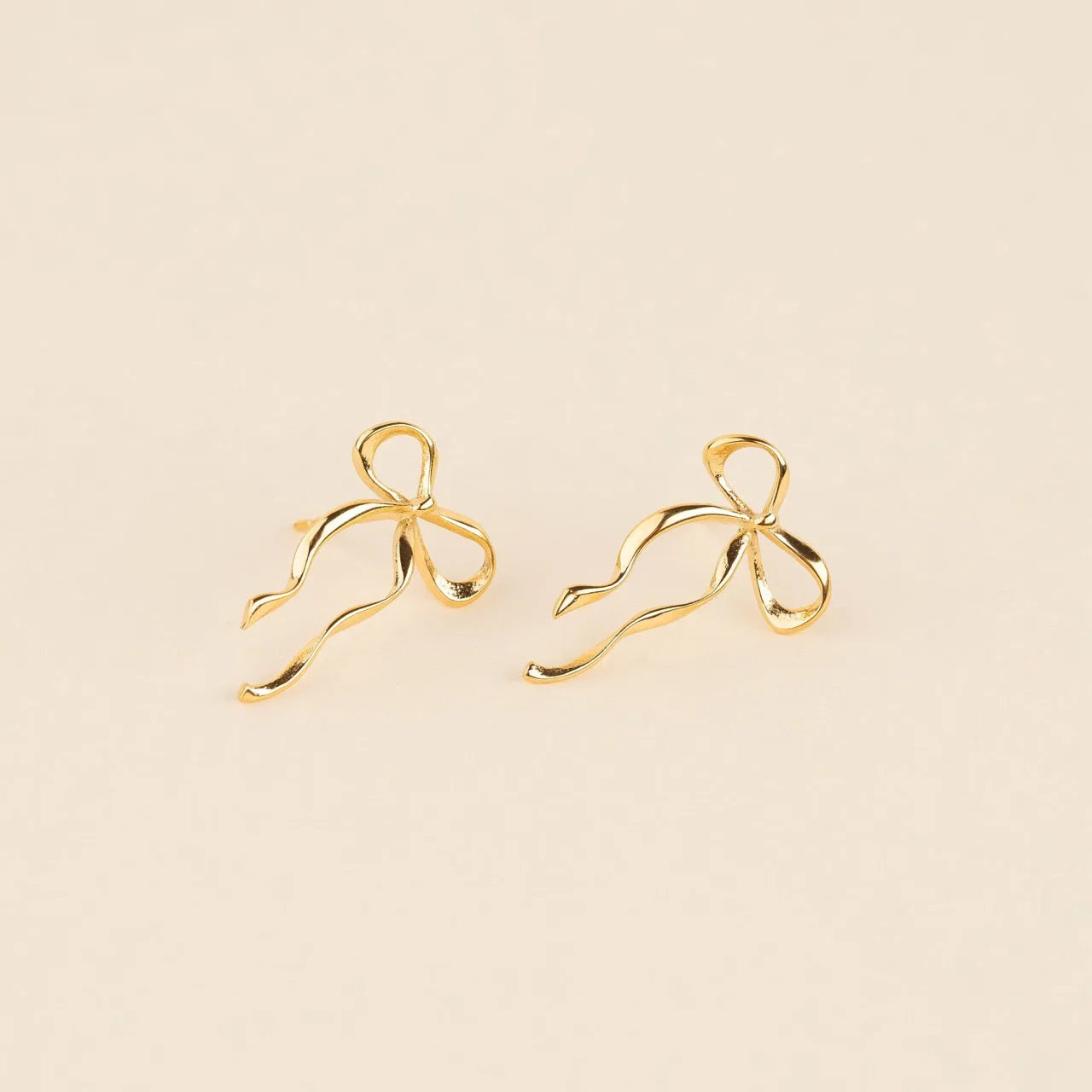 Dainty Bow Stud Earrings sold by Modcloth product image thumbnail 3