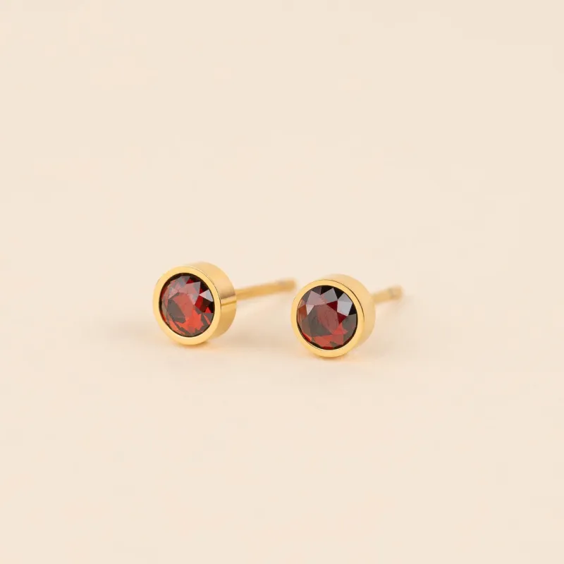 January Birthstone Stud Earrings sold by Modcloth