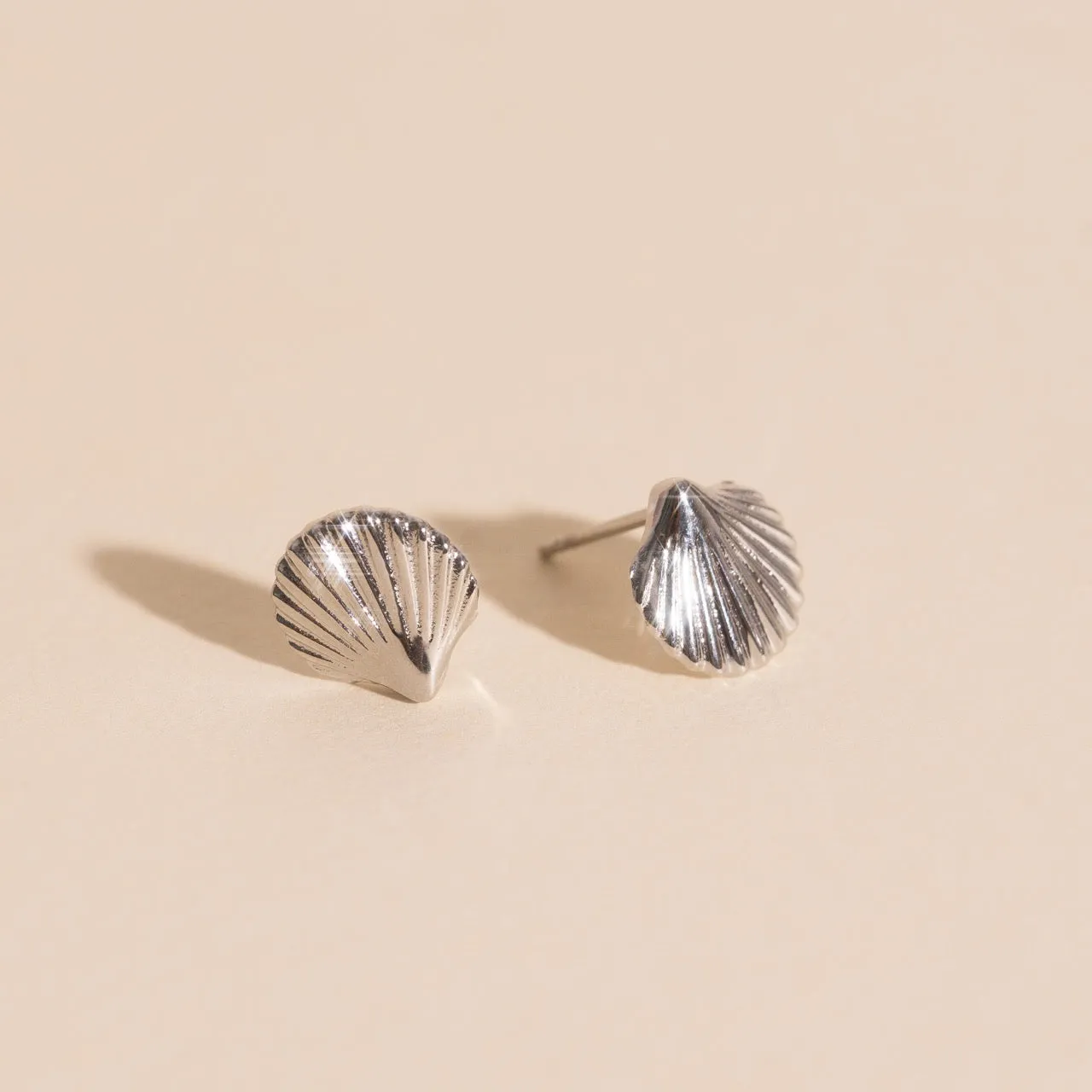 Mini Seashell Stud Earrings sold by Modcloth product image thumbnail 5