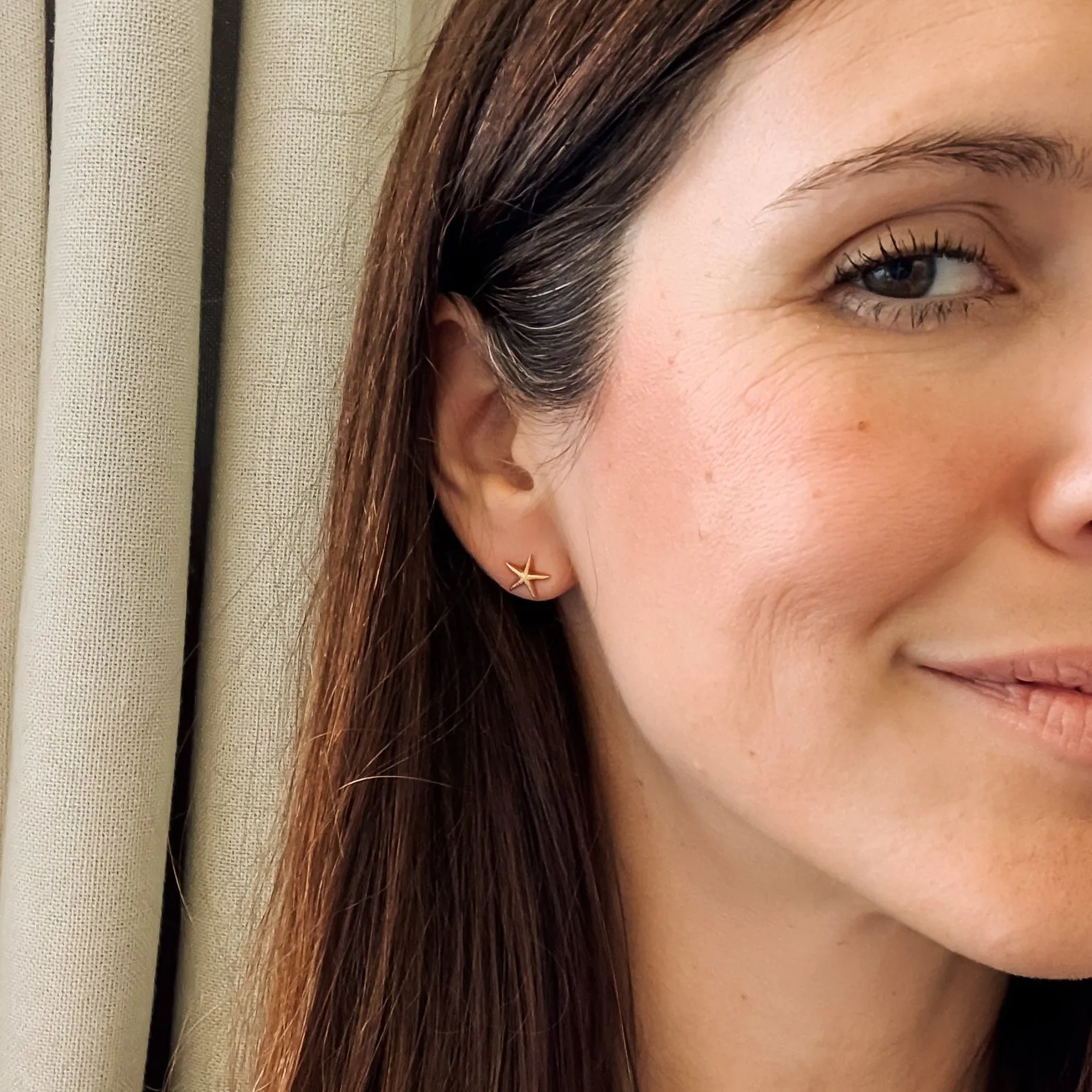 Mini Starfish Stud Earrings sold by Modcloth product image thumbnail 2
