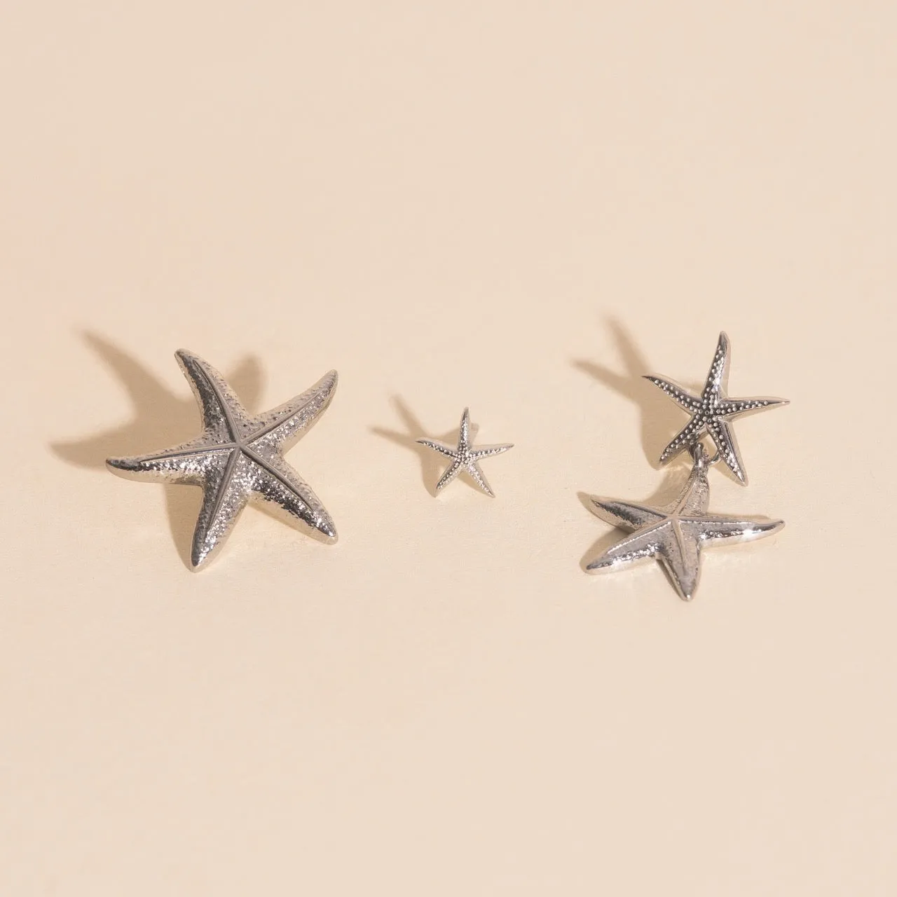 Mini Starfish Stud Earrings sold by Modcloth product image thumbnail 4