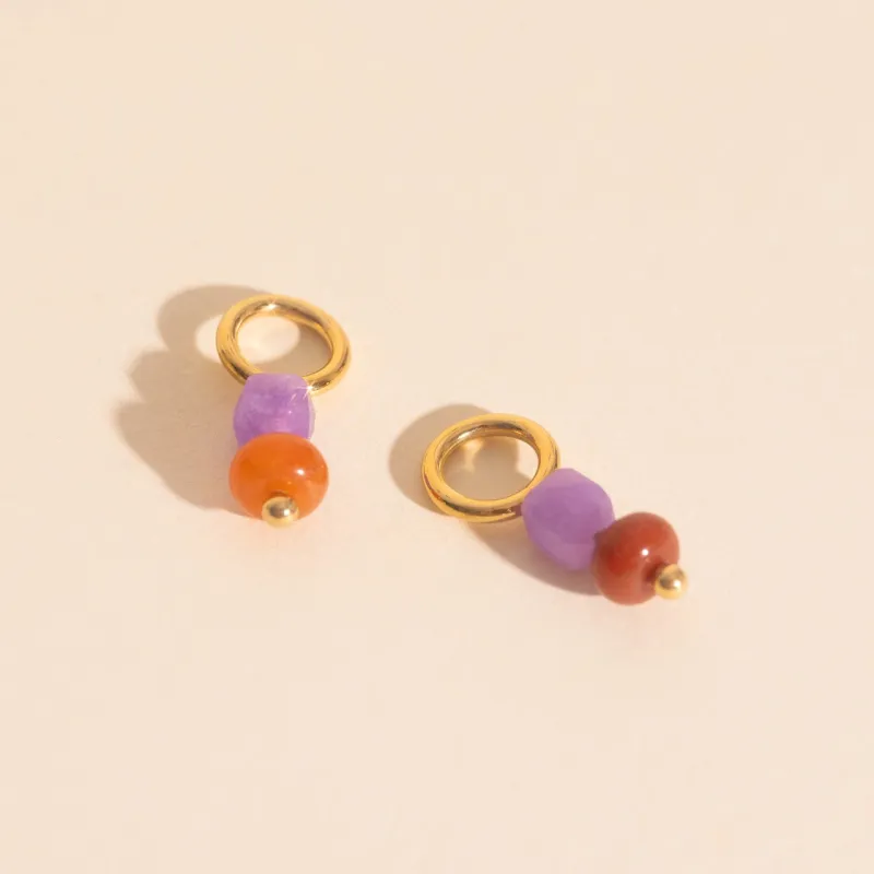 Mulberry Huggie Hoop Charms sold by Modcloth