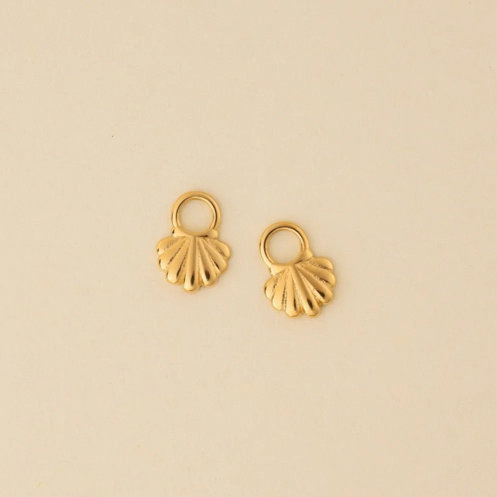 Seashell Huggie Hoop Charms sold by Modcloth product image thumbnail 4