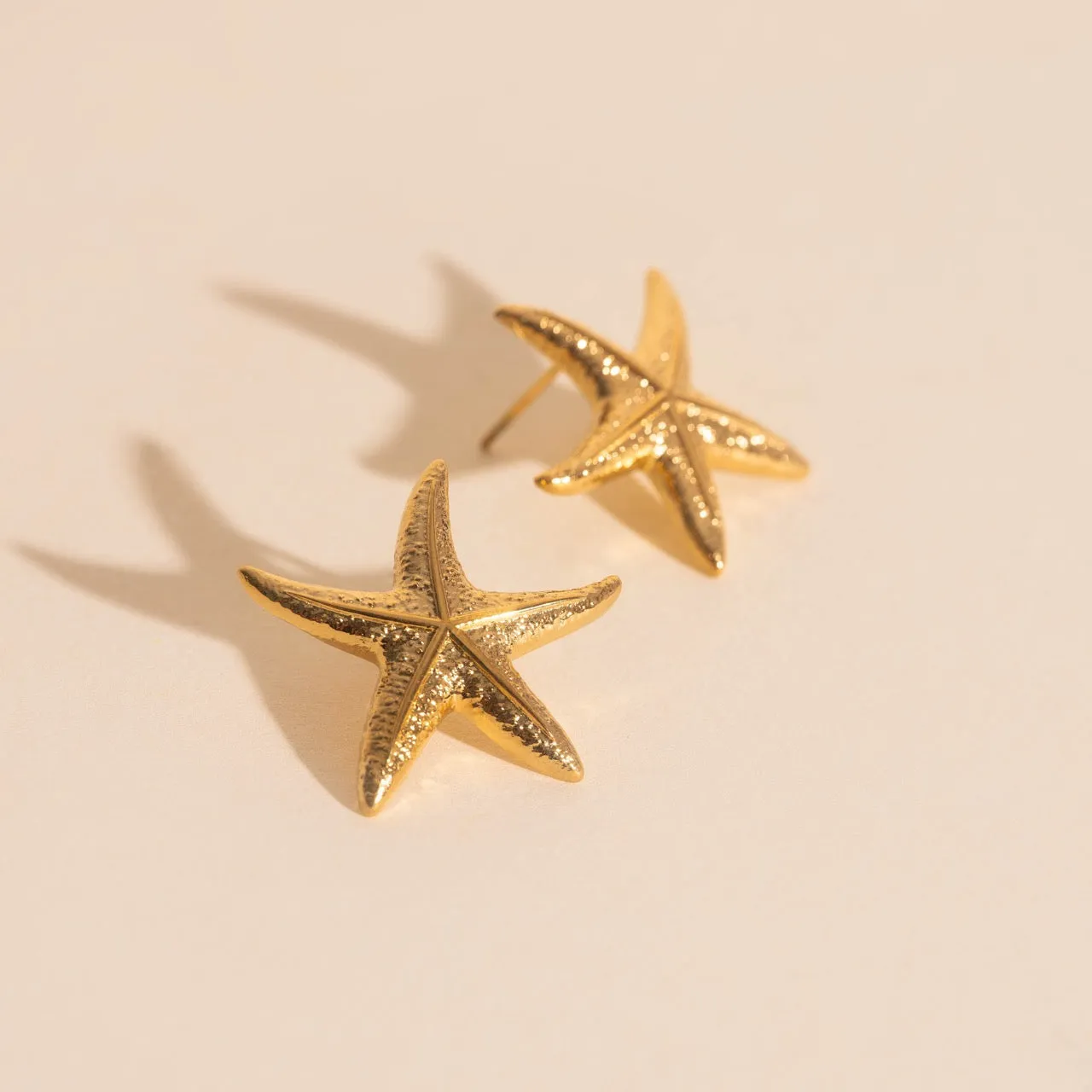 Jumbo Starfish Stud Earrings sold by Modcloth