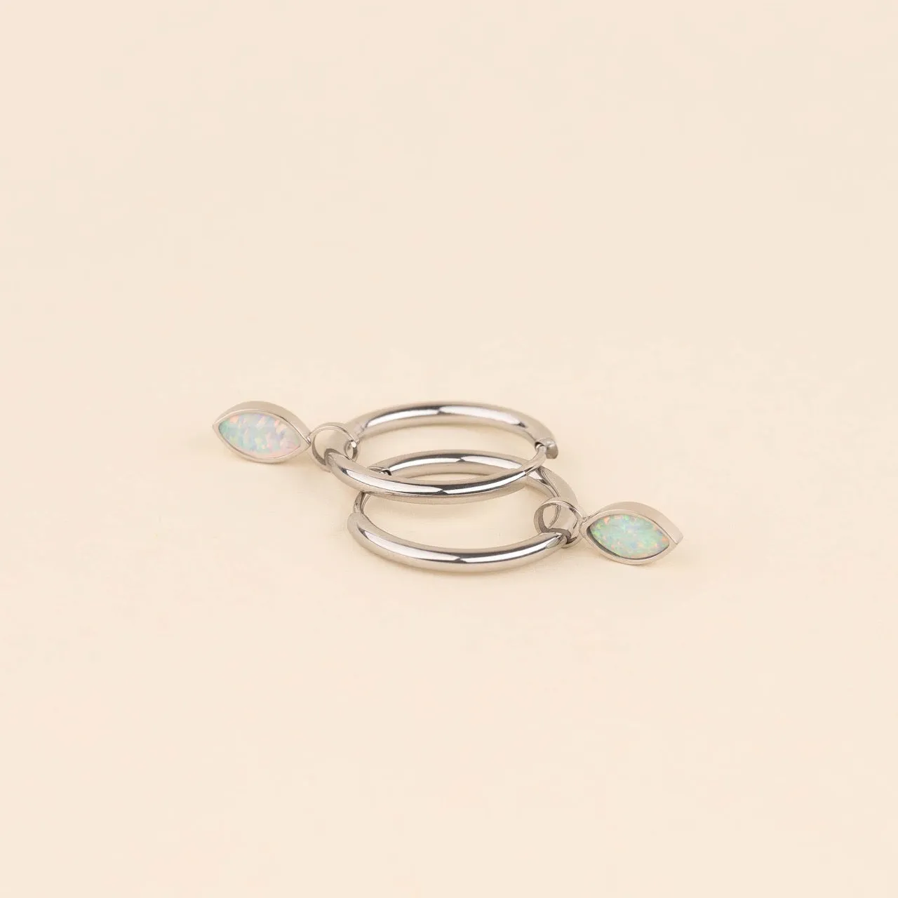 October Birthstone Huggie Hoop Charms sold by Modcloth product image thumbnail 4