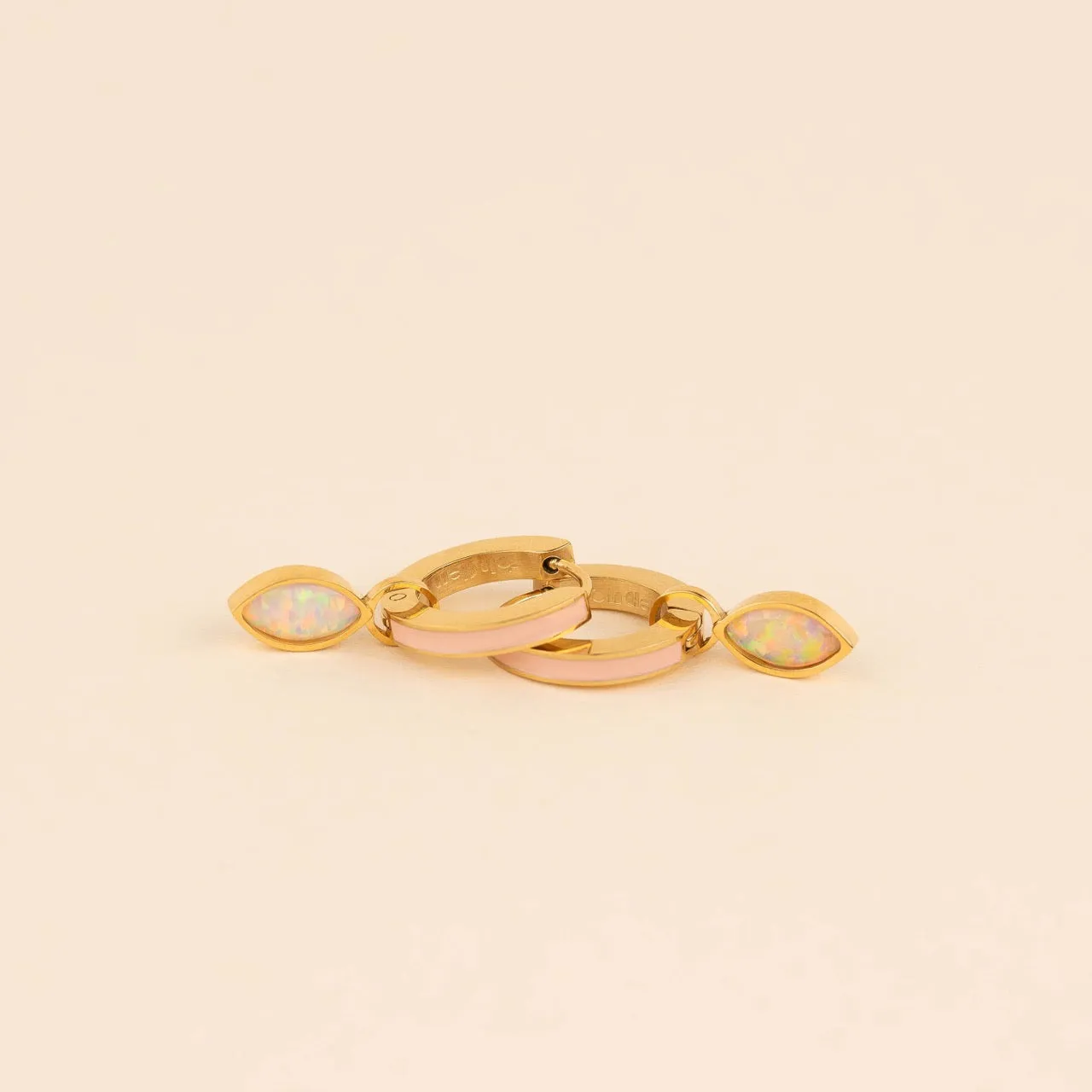 October Birthstone Huggie Hoop Charms sold by Modcloth product image thumbnail 2