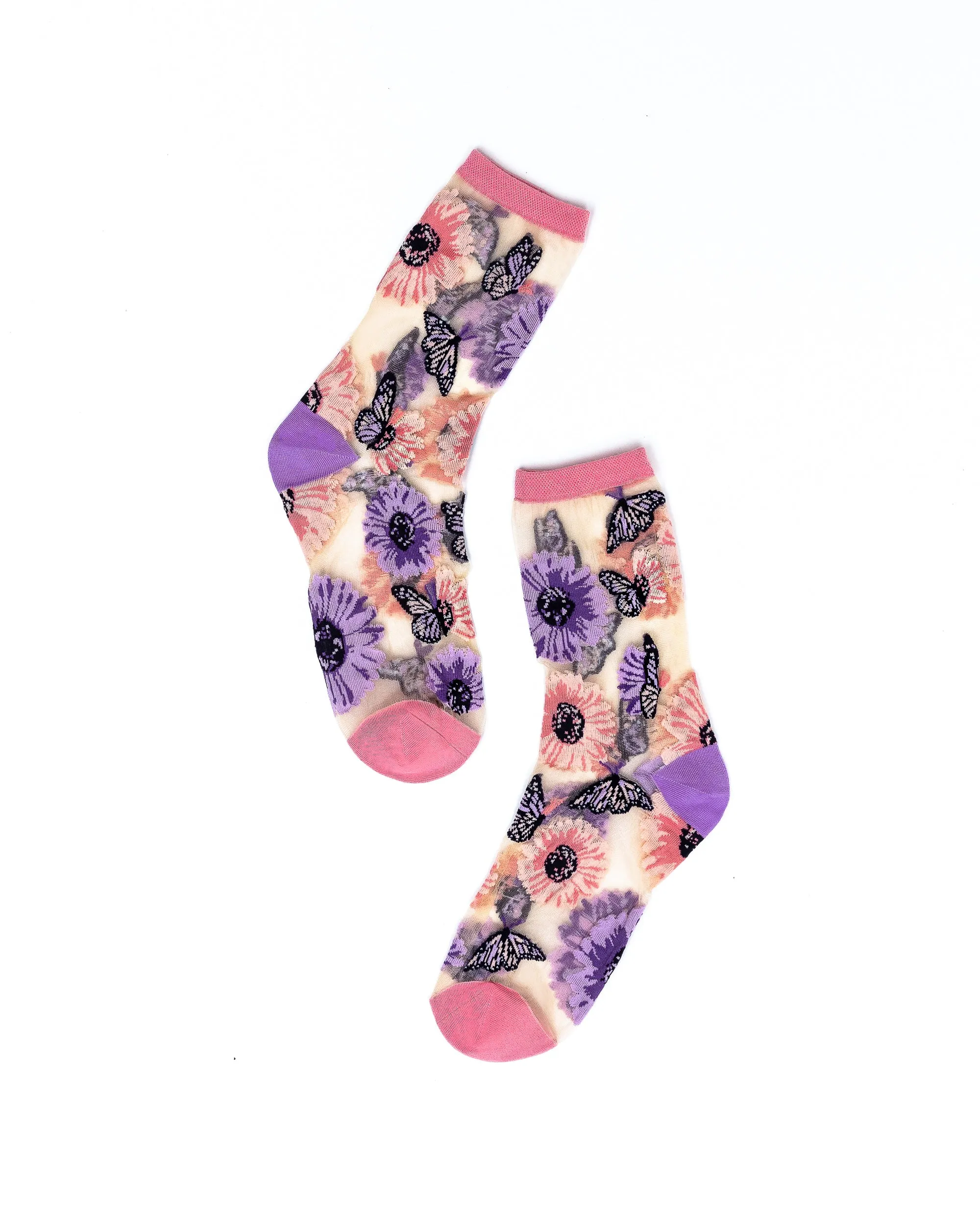Sunflower Print Sheer Socks Bundle sold by Modcloth product image thumbnail 4