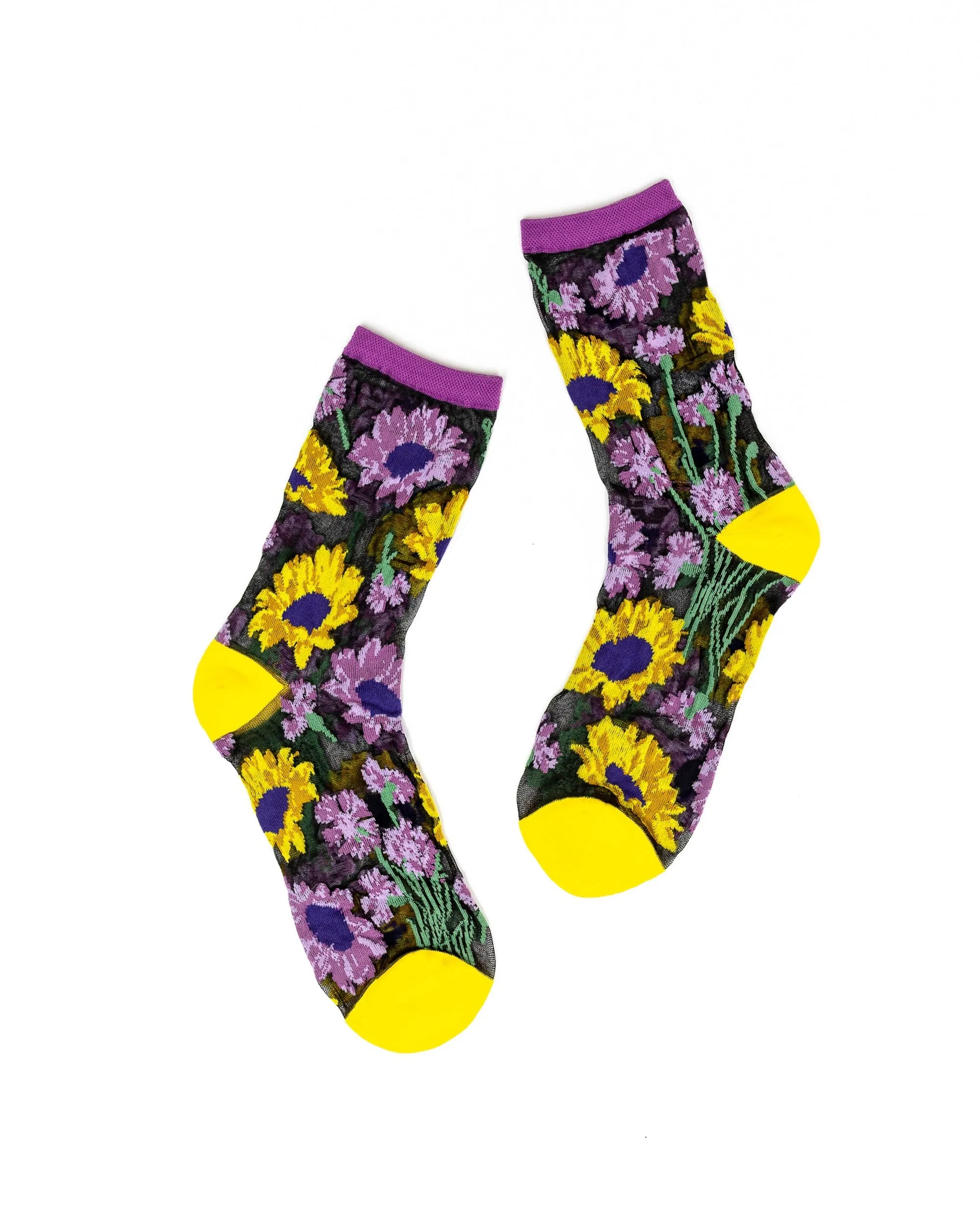 Sunflower Print Sheer Socks Bundle sold by Modcloth product image thumbnail 5