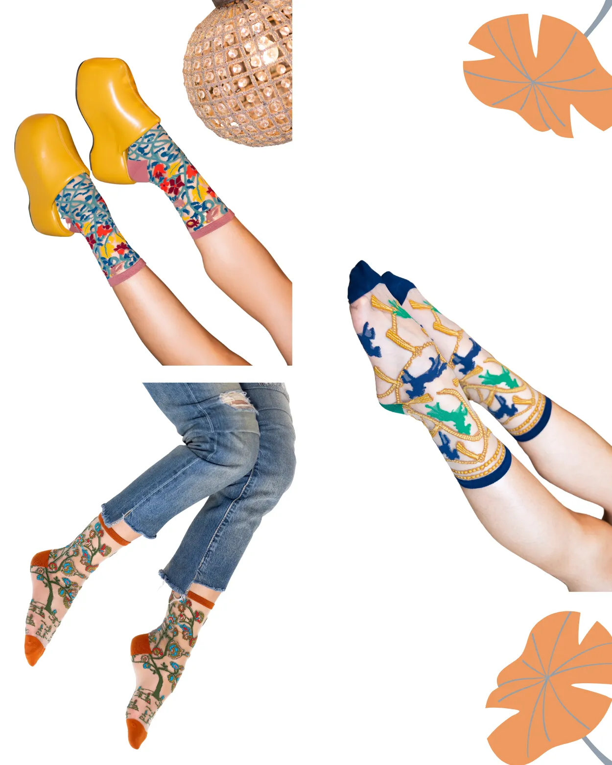 Sheer Socks Bundle 3 🌳 Nature Lovers sold by Modcloth product image thumbnail 2