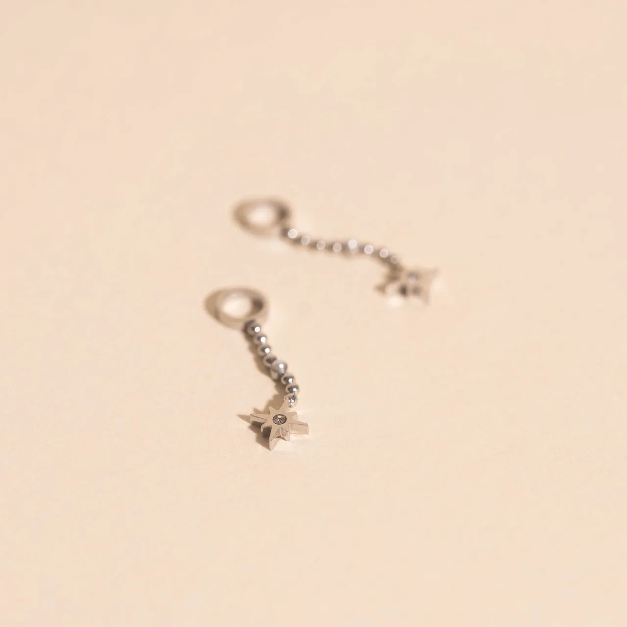 Dangle Starburst Huggie Hoop Charms sold by Modcloth product image thumbnail 4