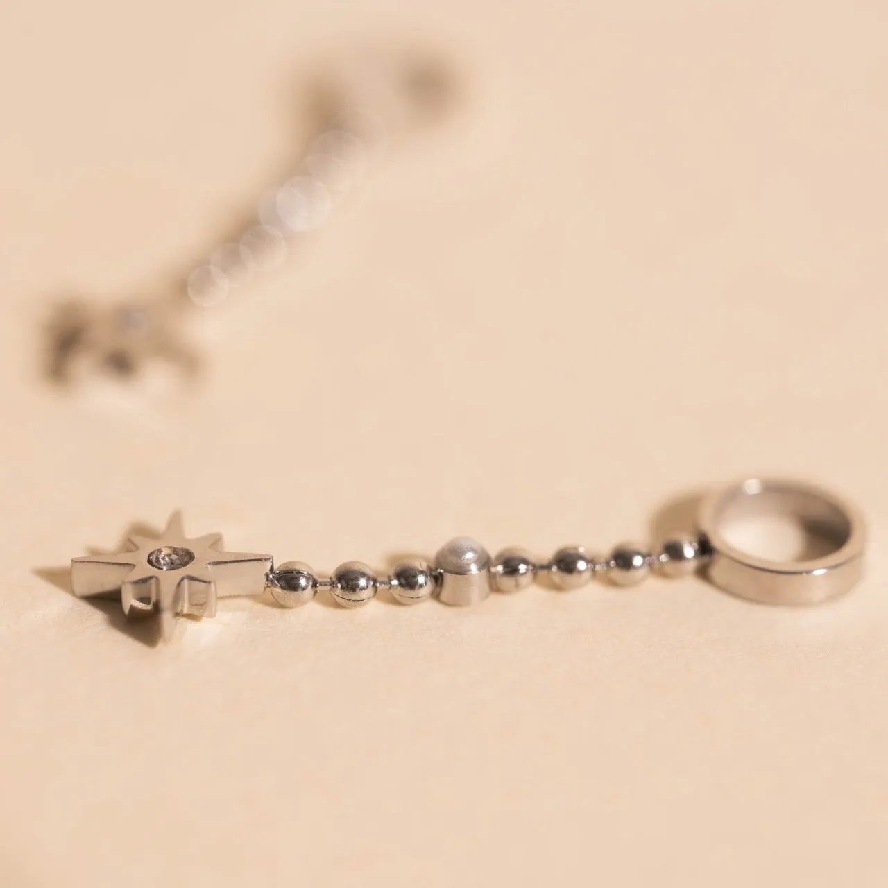 Dangle Starburst Huggie Hoop Charms sold by Modcloth product image thumbnail 5
