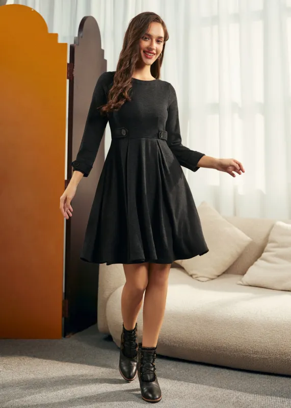 After Dark Fit & Flare Dress sold by Modcloth