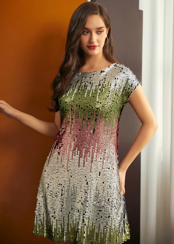 Shimmer Shift Dress sold by Modcloth