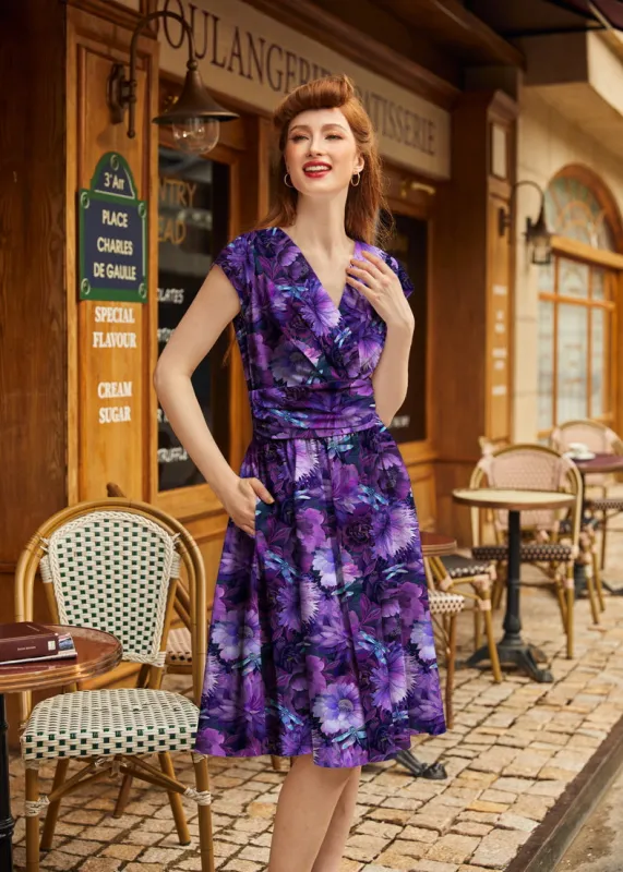 Dragonfly Floral Greta Dress sold by Modcloth