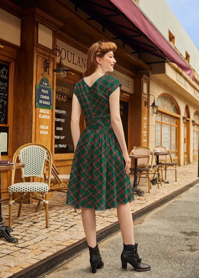 Holiday Plaid Greta Dress sold by Modcloth product image thumbnail 3