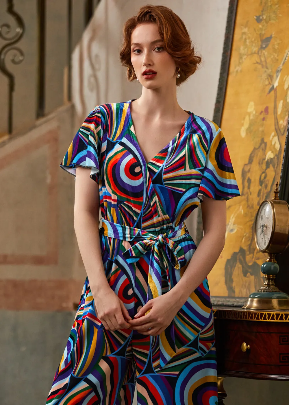 The Twist & Stripe Jumpsuit sold by Modcloth product image thumbnail 3