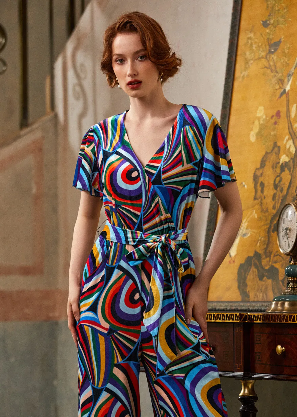 The Twist & Stripe Jumpsuit sold by Modcloth product image thumbnail 5