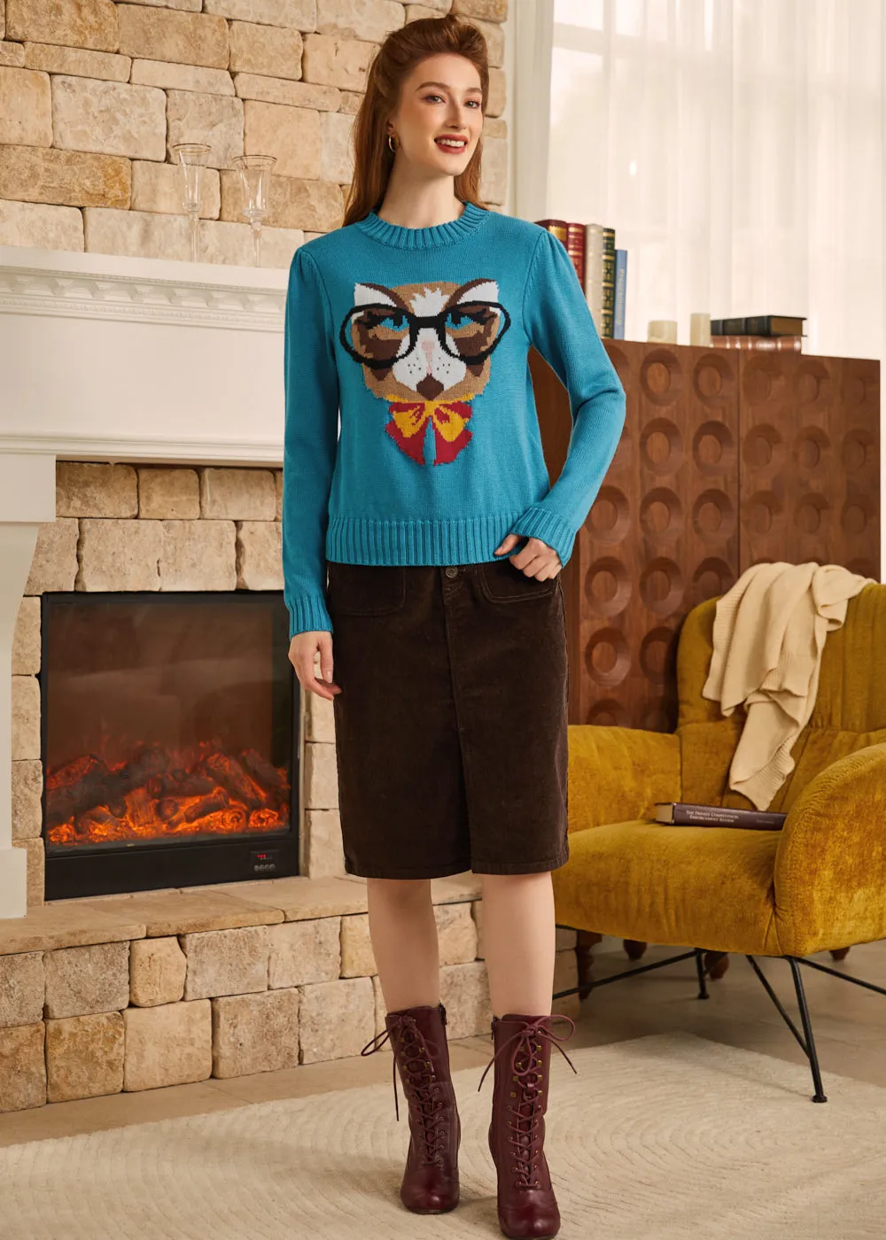 Notes of Nostalgia Crewneck Pullover sold by Modcloth product image thumbnail 5
