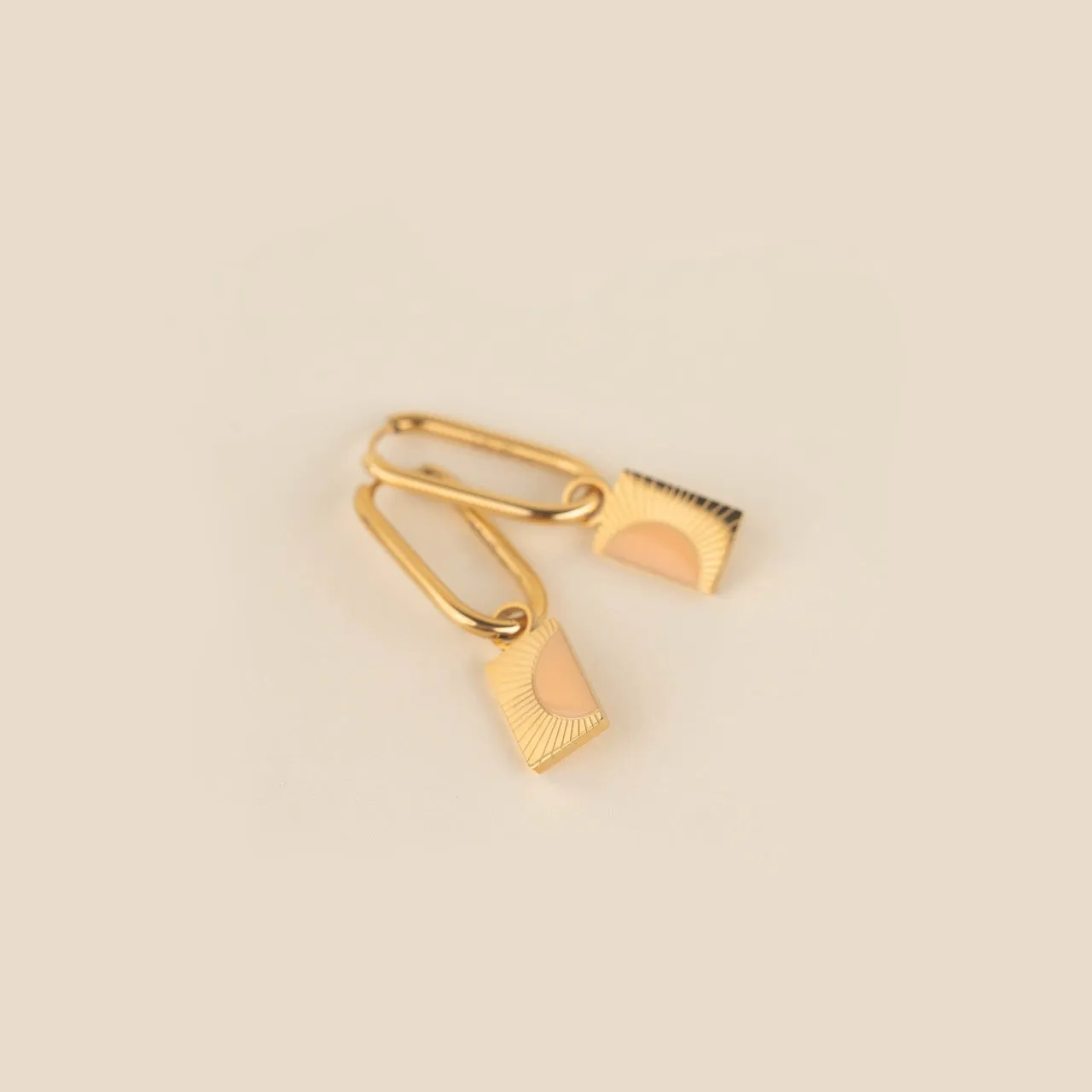 Split Sunburst Huggie Hoop Charms sold by Modcloth product image thumbnail 2