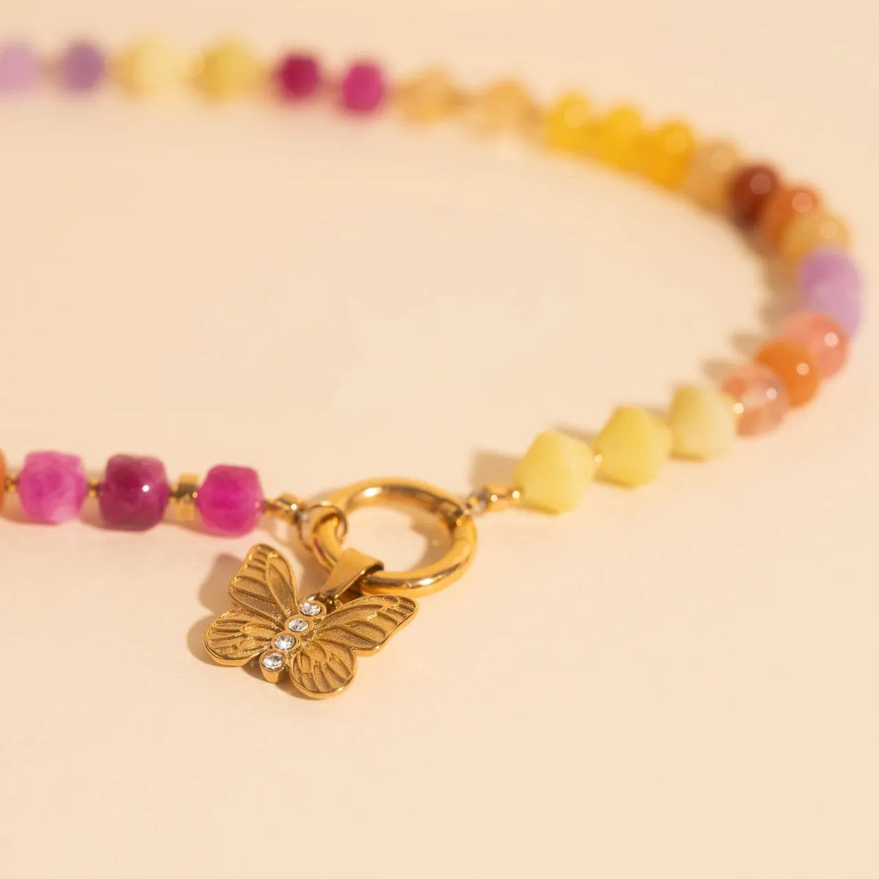 Butterfly Crystal Necklace Charm sold by Modcloth product image thumbnail 5