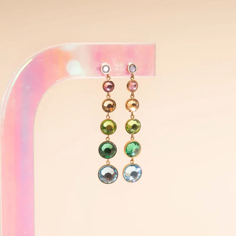 Colorfall Gem Stud Earrings sold by Modcloth