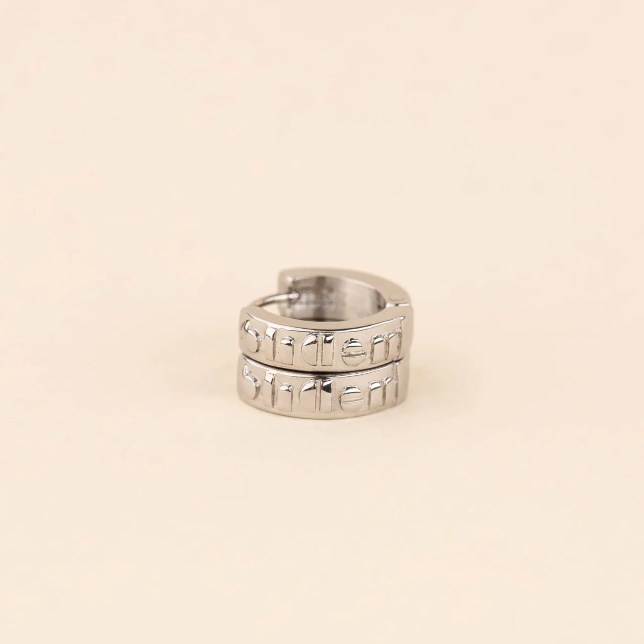 Oh Clem Chunky Huggie Hoop Earrings sold by Modcloth product image thumbnail 5